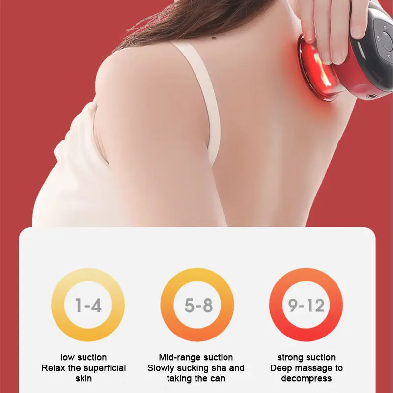 Hot Cupping Electric Vacuum Cupping Therapy Massager Guasha Hijama Cups Massage Tools