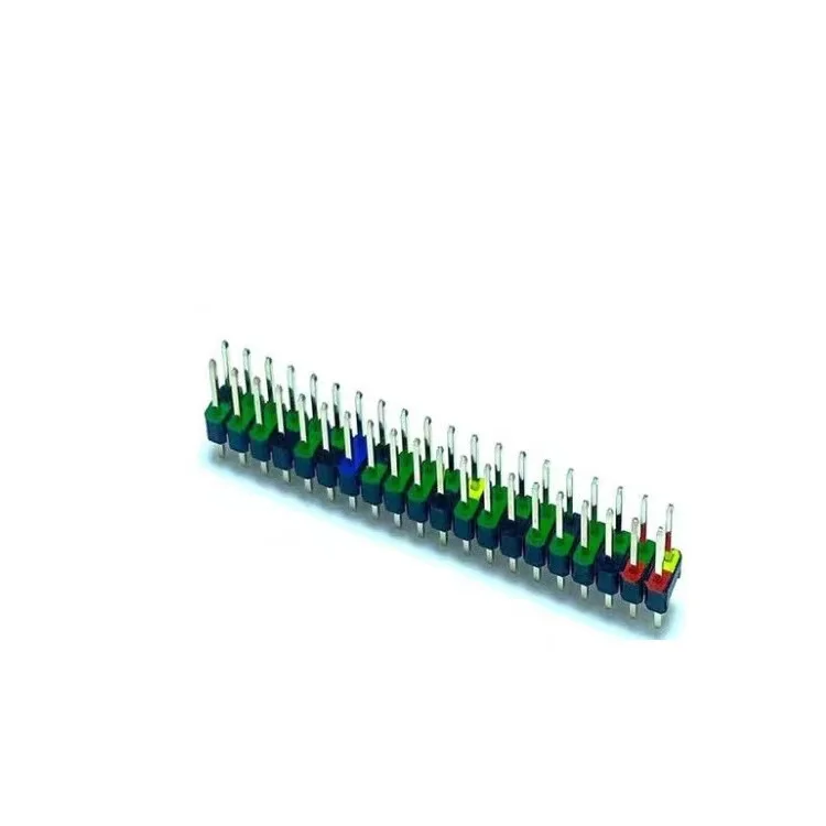 40 Pin GPIO  connector 2.54mm turned  2x20pins  Male PINS for raspberry pi motherboard