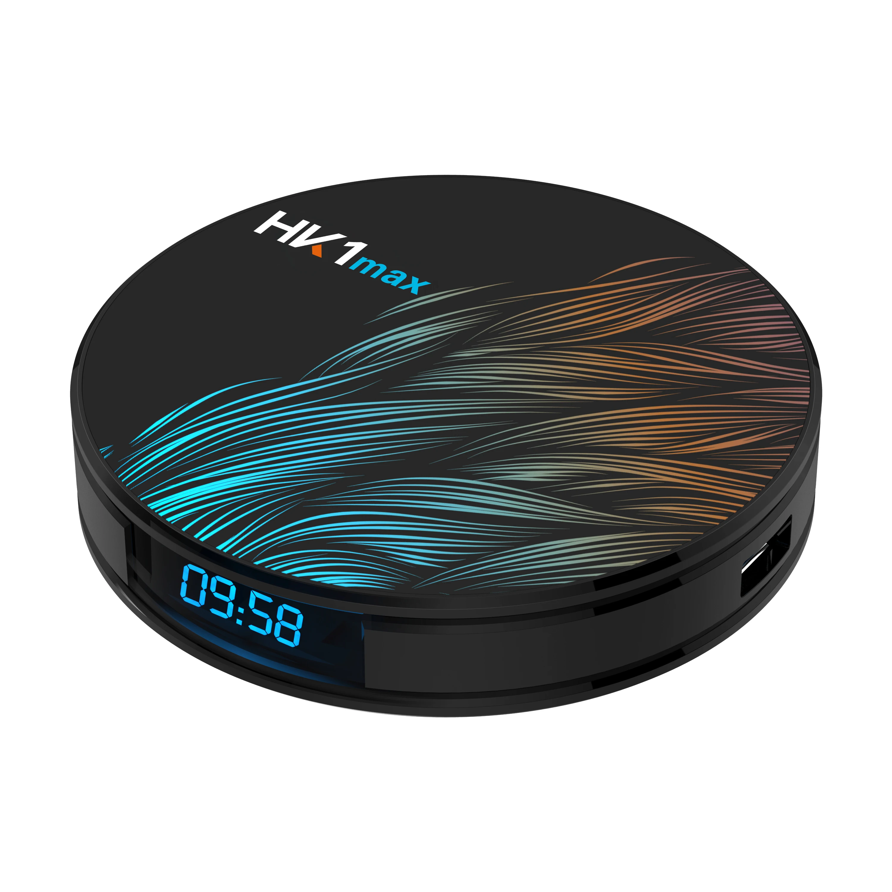 Shizhou Tech Dual WiFi 4G 32G TV Box HK1 Max RK3318 2G 16G 4G 64G Set-top Box Can Print Logo Custom Firmware Android 11 tv box