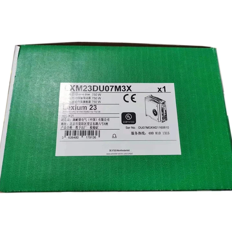 Lexium 23 Servo LXM23DU07M3X 750W PLC Controller LXM23DU20M3X LXM23DU30M3X