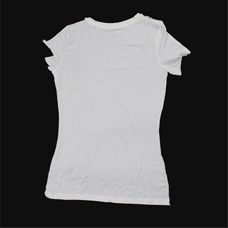 
25kg Soft Premium quality cotton Factory Supplier industrial bulk white t shirts rags 