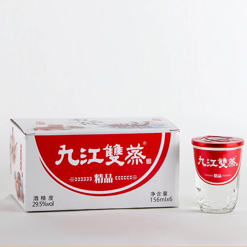 
156 ML*6 White Wine Good Tasting Hard Liquor Mini Glass Bottle Liquor Cheap Wholesale Liquor Manufacturer 