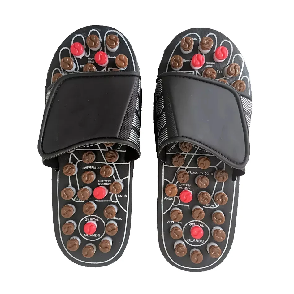 Factory Wholesale Hot Trending Health Care Medical Physiotherapy Body Shoes Acupressure Massage Shiatsu slippers for Men Unisex