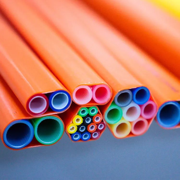 Труба HDPE микроканал один 7 способов 24 направления 14/10 12/8 10/6 мм прямая заглубленная