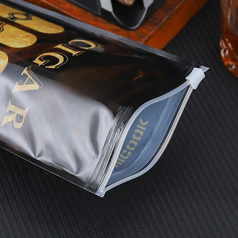 Foray Accept Custom Design Smell Proof Moisturizing Clear Resealable Ziplock Tobacco Cigar Humidor Bags