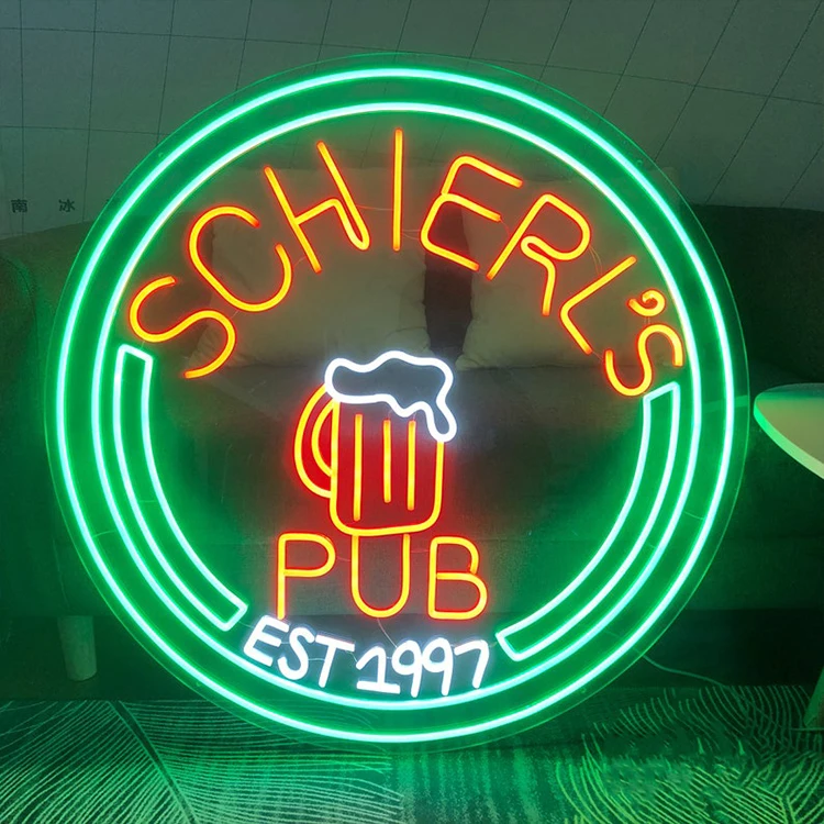 Dropshipping USB Neon Sign Lights Tiger natural Neon beer sign Light High Performance Led Lights Custom Neon Sign