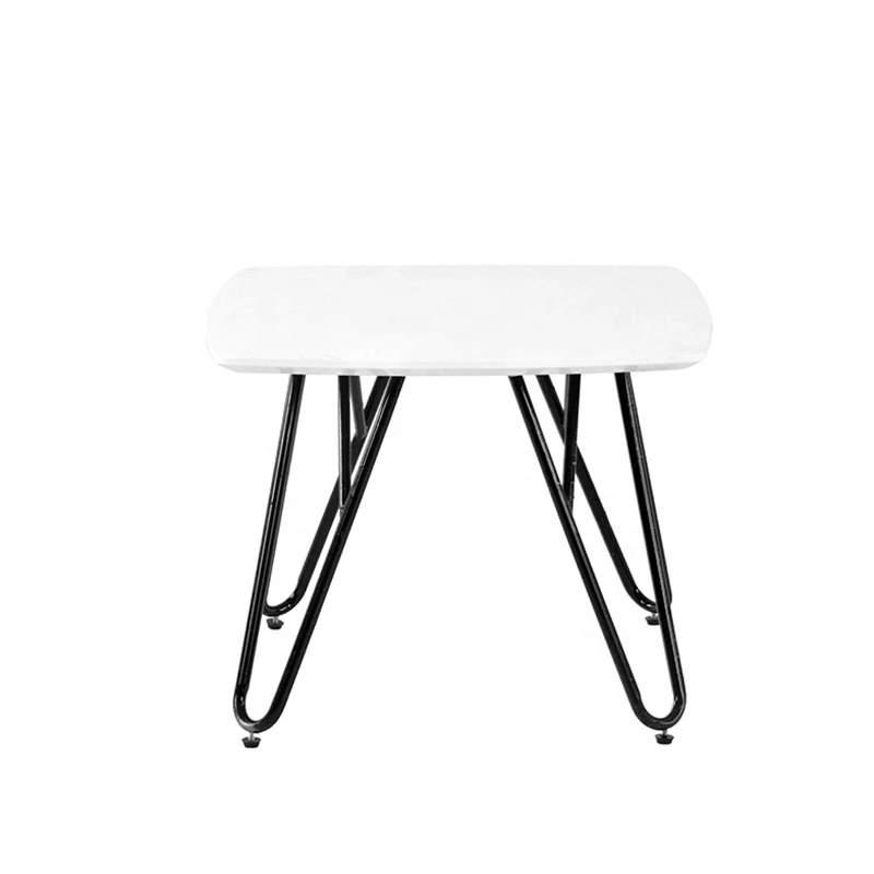 American style small modern wood metal sofa side end table relax leisure snake removable artistic coffee table for sale