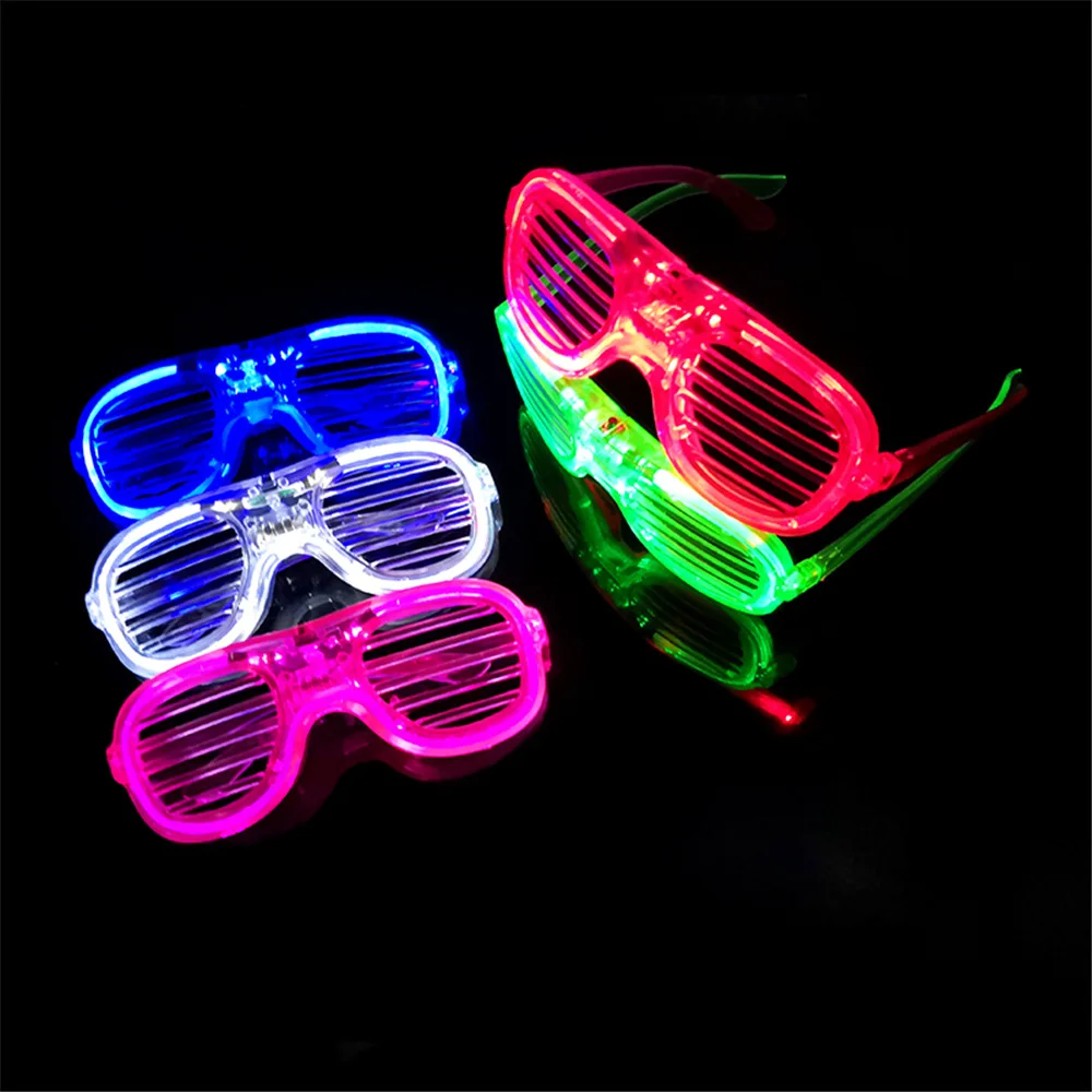 Led Glasses Flashing Party Photo Props Glow Party Supplies Festival Accessories Halloween Decoration