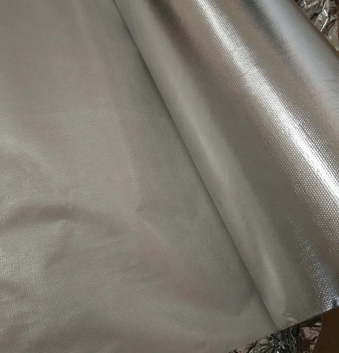 heat insulation facing aluminum foil back fiberglass cloth