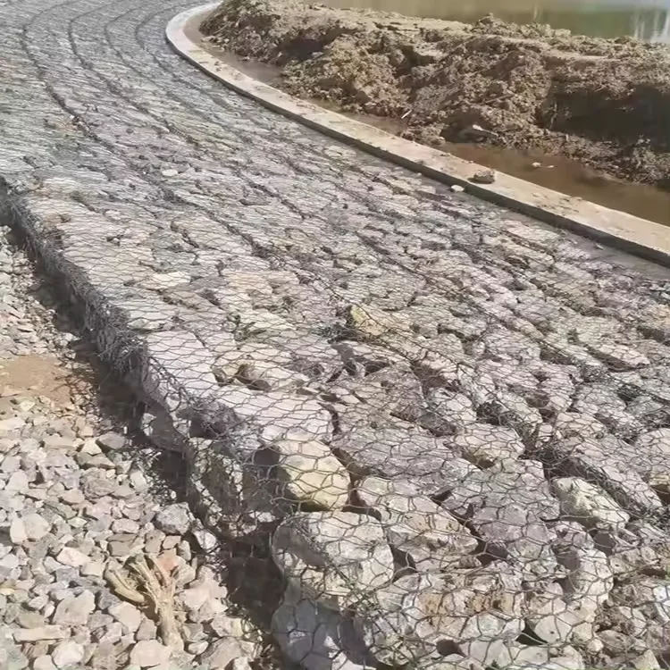 По низкой цене шестиугольная габионная проволочная сетка прочная коробка корзина для камня