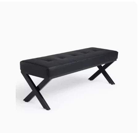 Clothing store Shoe store try shoe stool Simple fashion lounge area sofa stool wrought iron bench