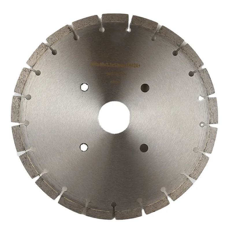 Granite diamond infrared hand crank machine cutting granite chips with high efficiency and durability Saw blades