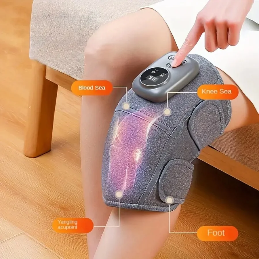 Heated Knee Brace Wrap with Heating Pad for Knee Leg Massager Heated Knee Pad for Stress Relief