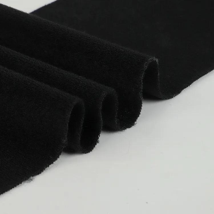 China manufacturer black white brushed fabric hook/loop fastener strap