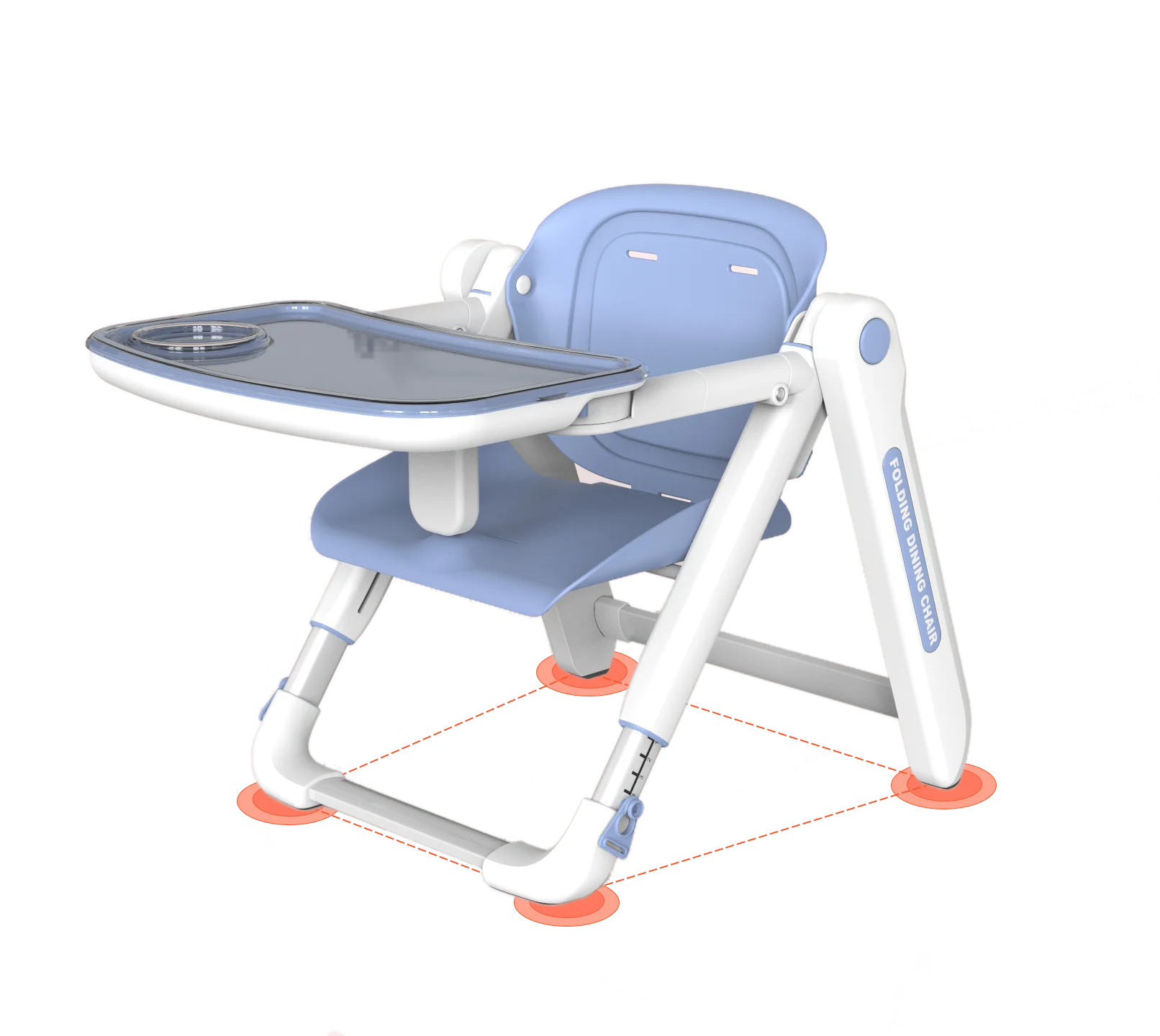 Multi-function hot selling 3 in 1 plastic baby dining booster  chair baby sitting chair baby feeding chair