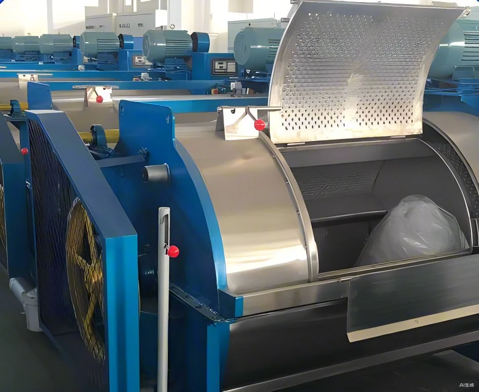 200kgHorizontal drum type stainless steel fully automatic industrial washing machine