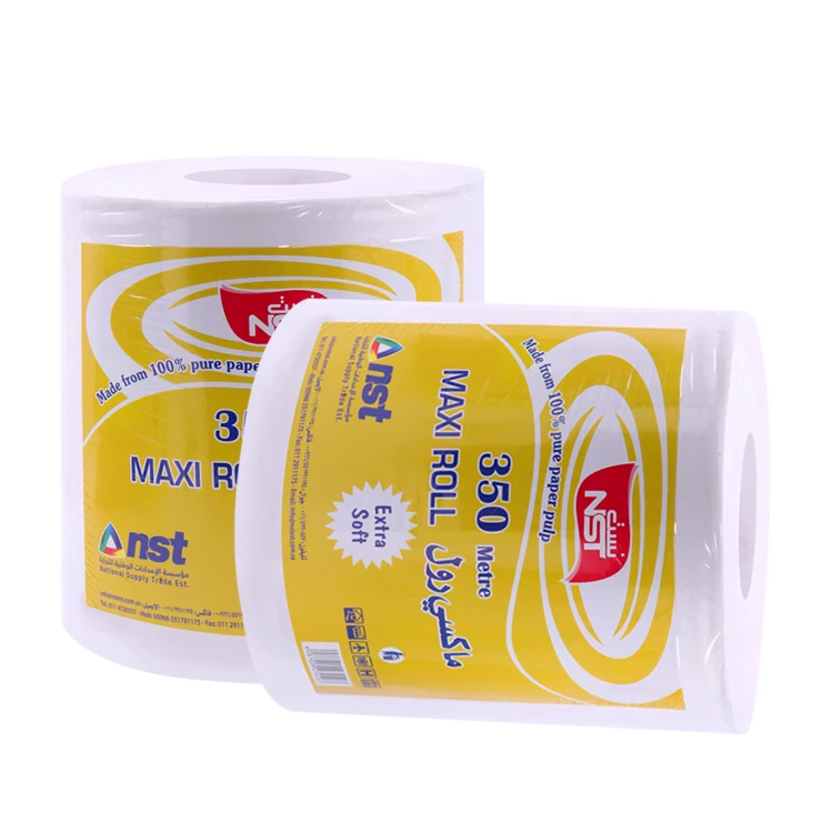 100% Natural Virgin Wood maxi roll paper form factory