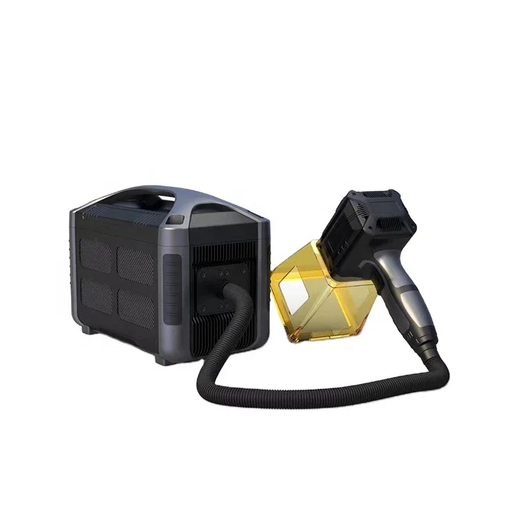 With battery touchscreens Handheld Protective cover 20W 30W 50W Fiber  laser marking machine metal plastic engraver