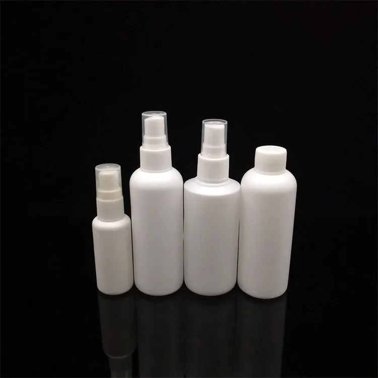 Пользовательские пустые 50 мл 60 80 100 150 переработанный пластиковый мелкий туман бутылка белый ПЭТ спрей