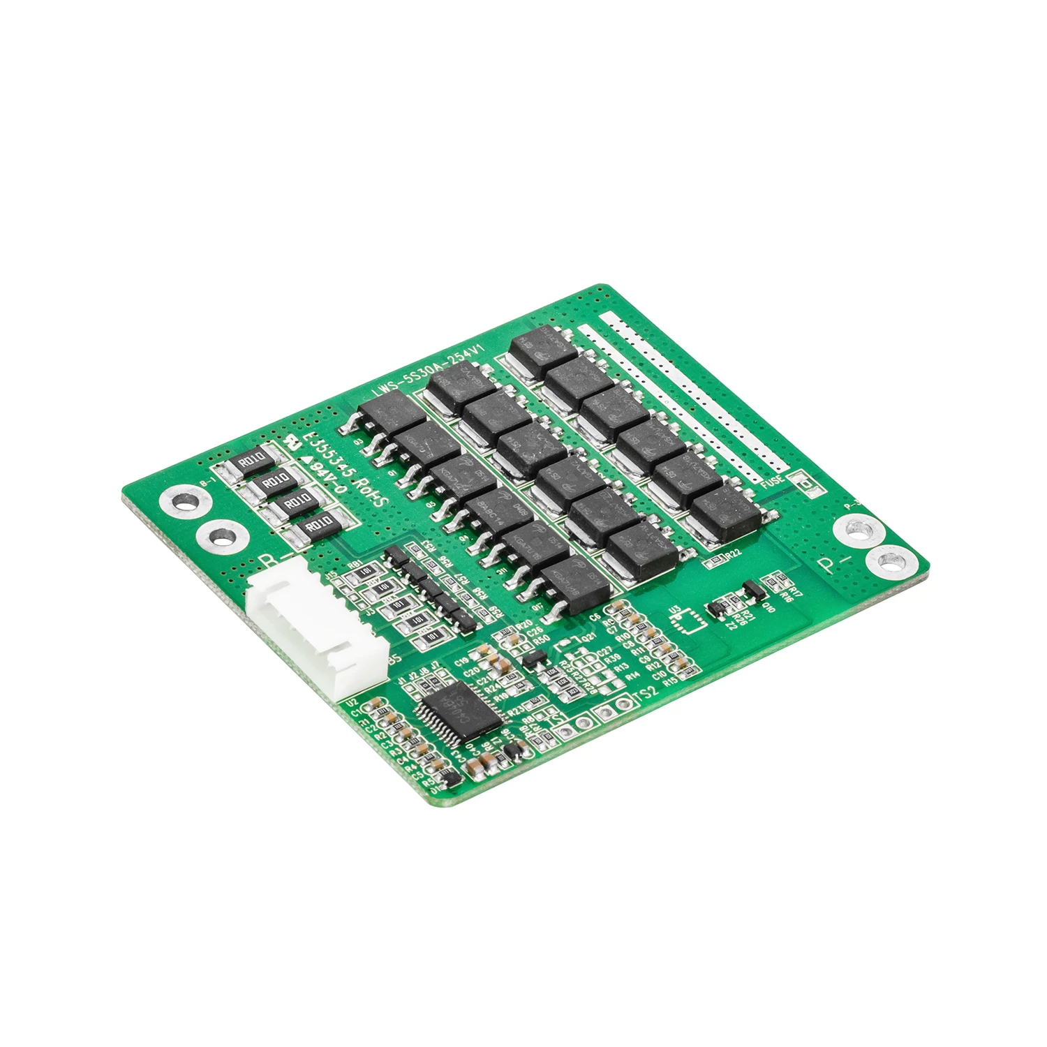 3S 4S 5S active pcb 9.6V  12.8V  20A 30A 40A 50A lithium battery management system Packs lifepo4 bms  For E-bike