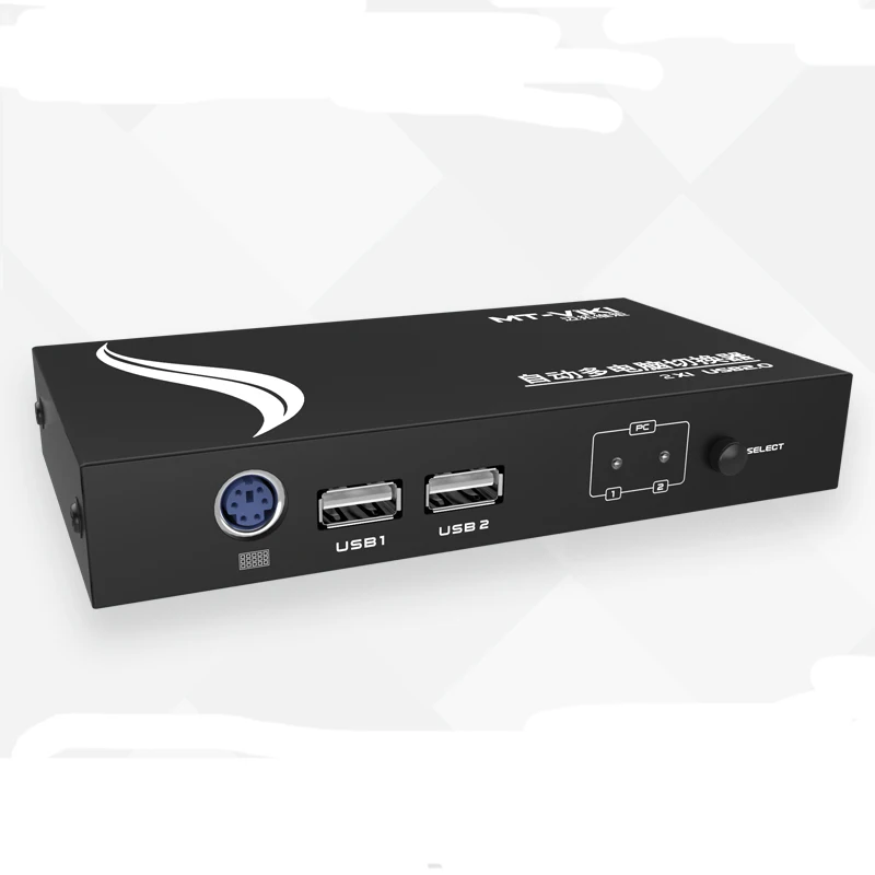 MT-ViKI MT-271UK-L высококачественный 2 порта vga usb Kvm Switch 2*1