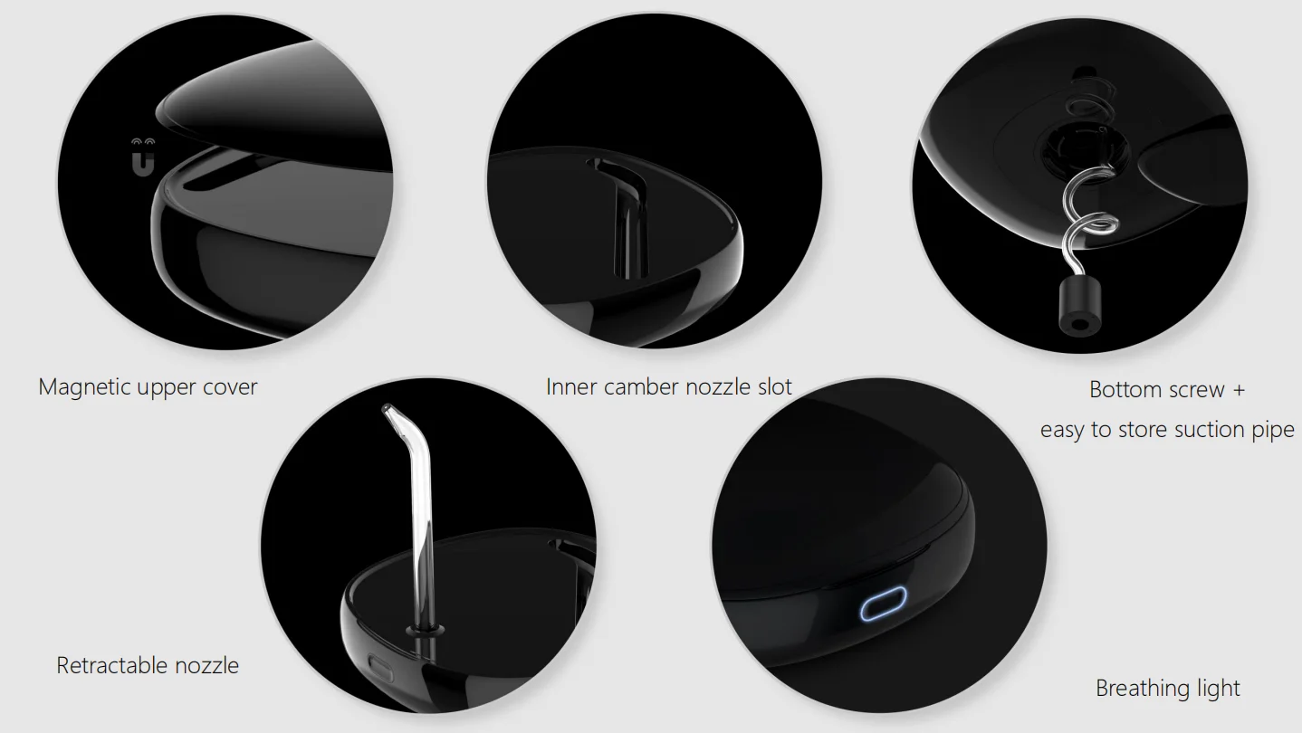 OEM Cordless mouth Irrigator Portable Oral Care Appliance Professional Dental Teeth Cleaner Electric Power Pulse Water Flosser