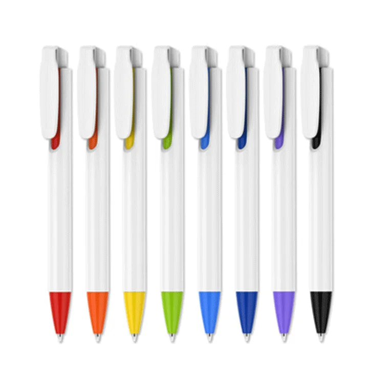 oem Customized high quality new plastic ball point pen with logo