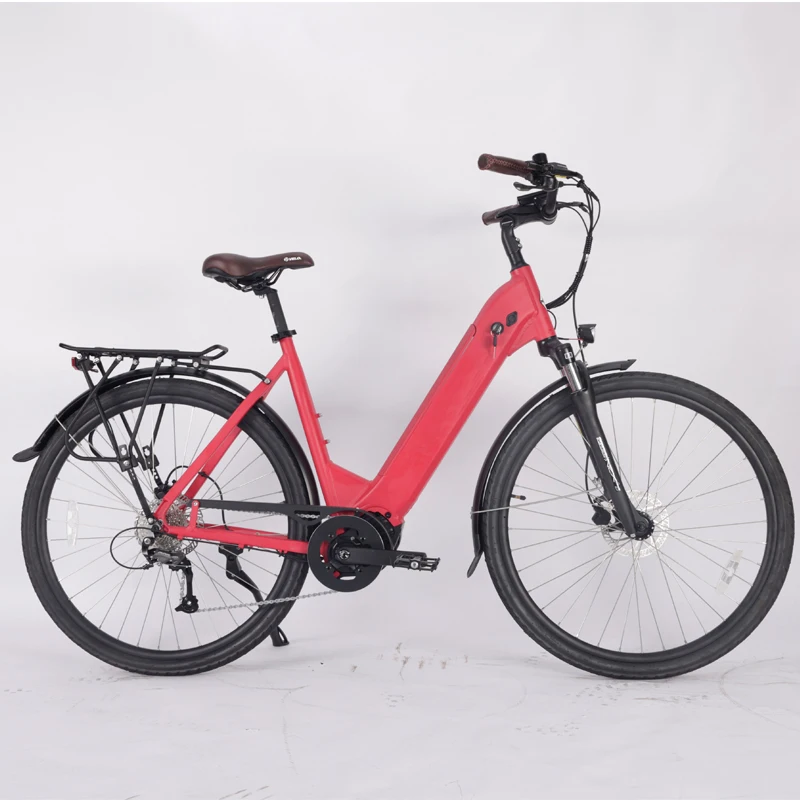9 Speed 28 Inch  250W  Electric Mid Motor Mountain Bike Samsung Lithium Battery 15Ah