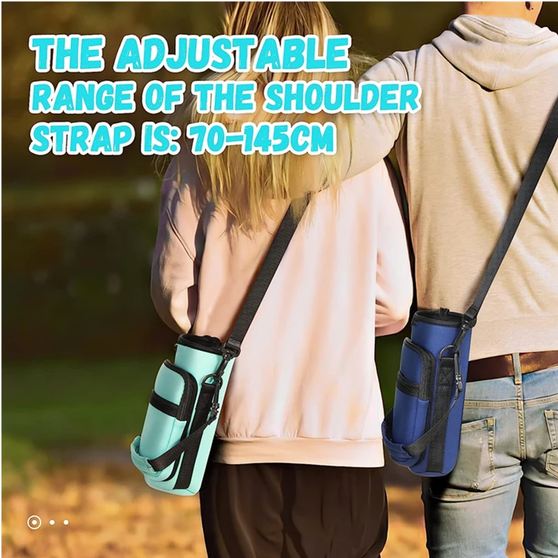 Blank White For Sublimation 40oz Handle Tumbler Cup Sleeve Neoprene 40oz stanleys tumbler cup holder carrier bag for traveling