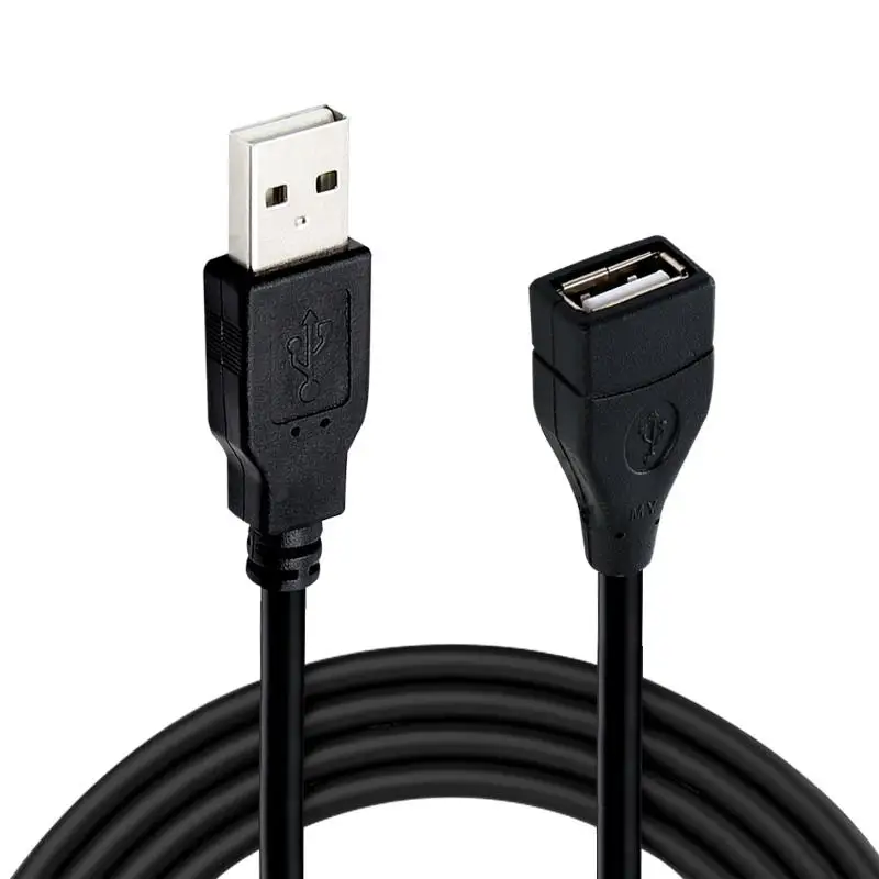 USB 2.0 Cable Extension Cable 0.6m 1m 1.5m Wire Data Transmission Line Superhighspeed Data Extension Cable For Display Projector