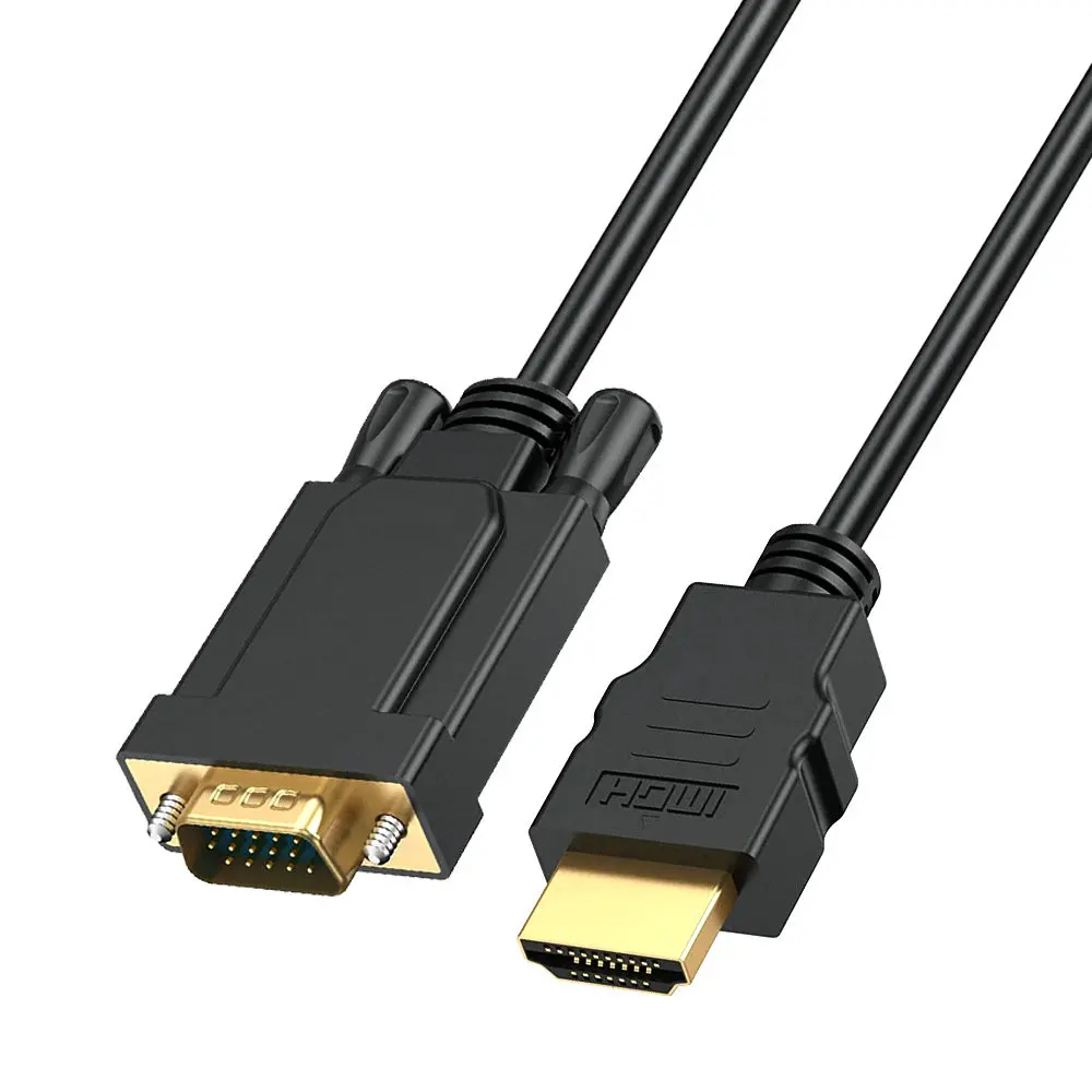 Hot selling 1080P with chip HDMI Male to VGA Female Video Cable Converter Adapter