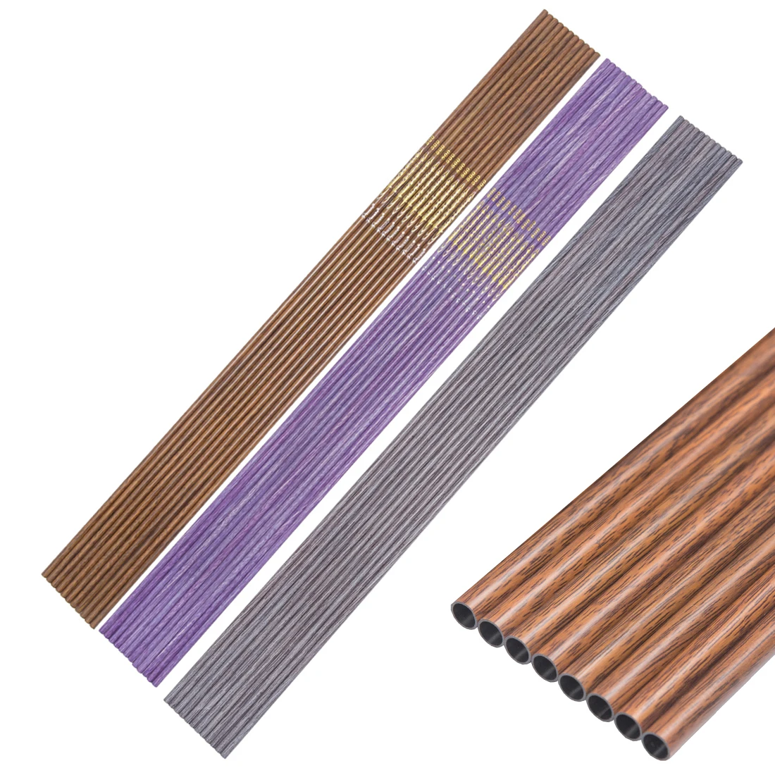 Pinals Archery Carbon Arrow Shaft Compound and Recurve Bow Hunting Wooden Coating Arrows