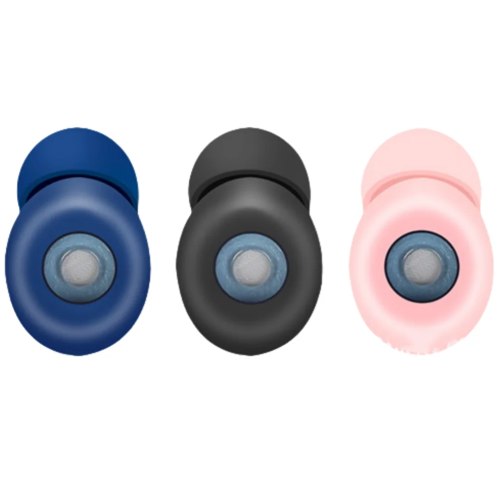 Food Grade Silicone Earplugs Safety Feature for Swimming Work Travel Repeated Washing Noise Reduction Hearing Protection