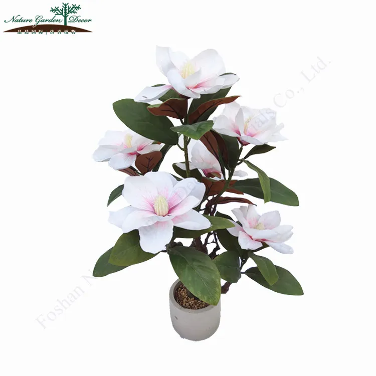 
Small Bonsai Tree Sale Home Decoration Artificial Magnolia Tree Orchid Flower 