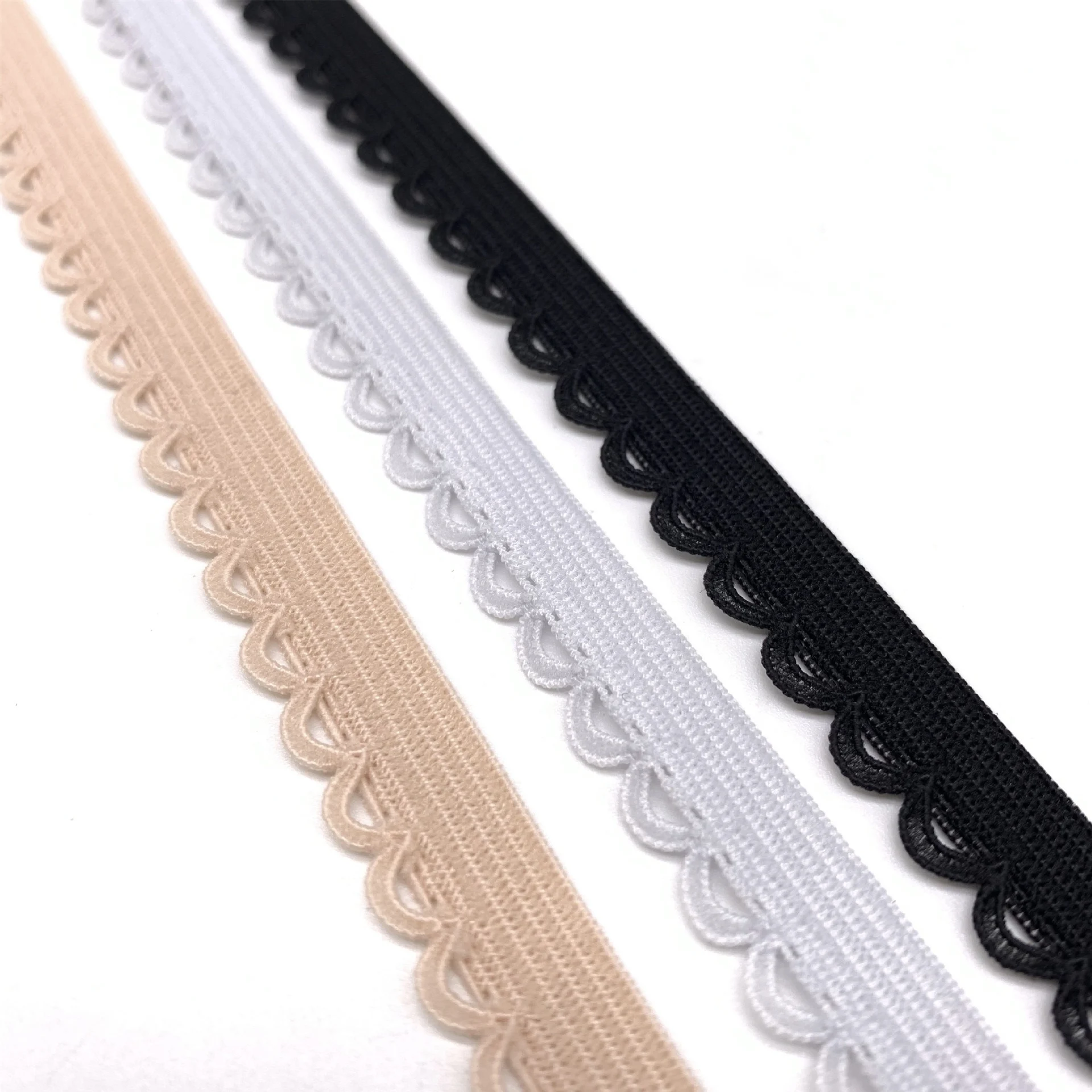 Manufacturer directly sells super soft crown tooth elastic waistband underwear lingerie elastic band