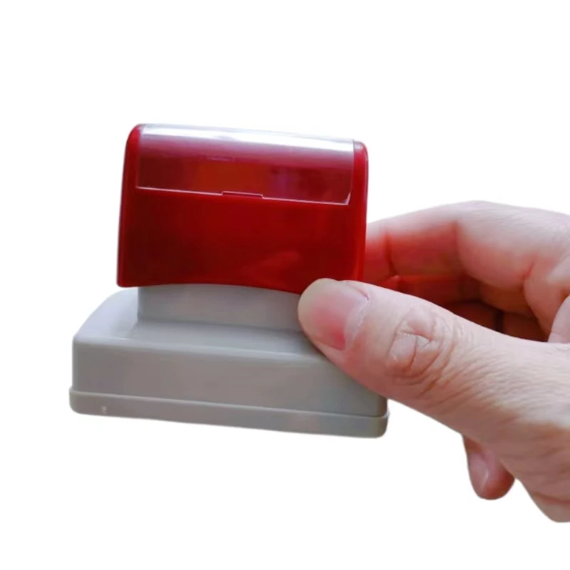 large size print area 94*130mm pre-inked flash stamp for office use.