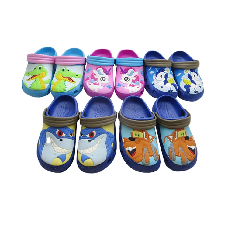 
Wholesale fashion model printing shoes kids china eva clogs 