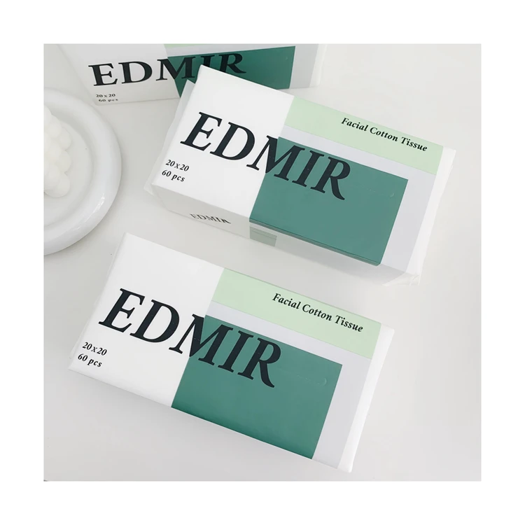 China Factory OEM Disposable Baby Cotton Facial Towel Tissue Wet&Dry SPA  Face Tissue