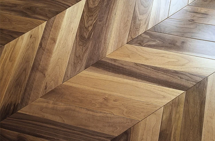 High Quality TAP & GO Fire Multi Core UV Lacquered Retardant Herringbone Engineered Parquet Wood Flooring