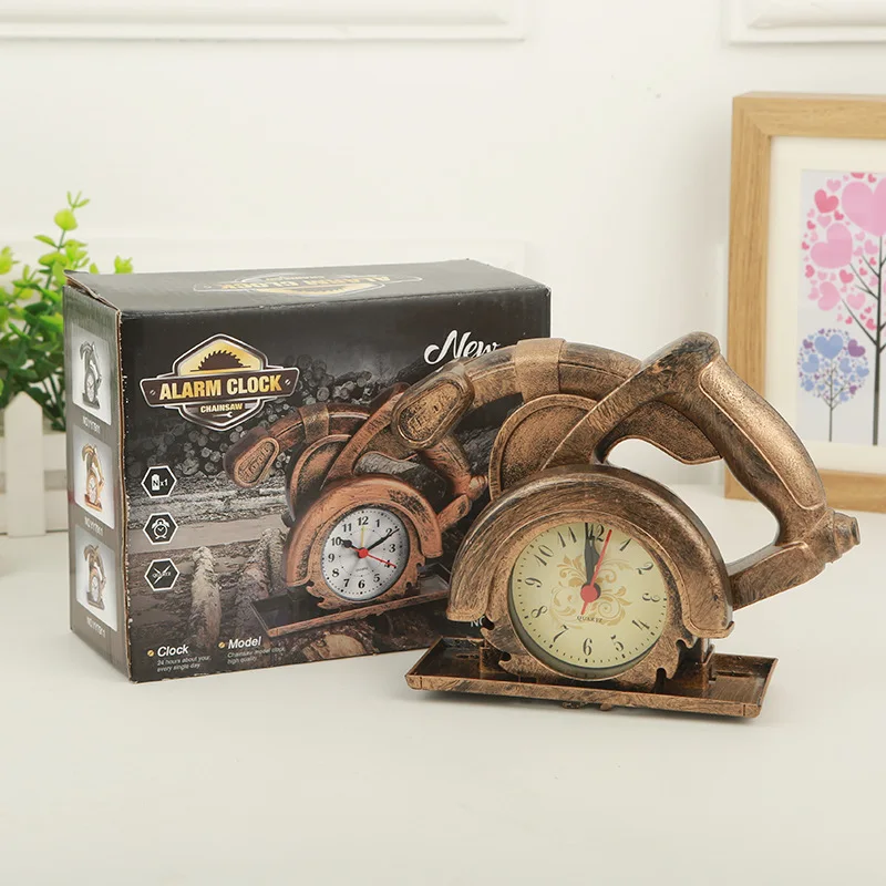 Cutting Machine alarm clock fashion personality creativity alarm clock student antair nightstand Home alarm clock