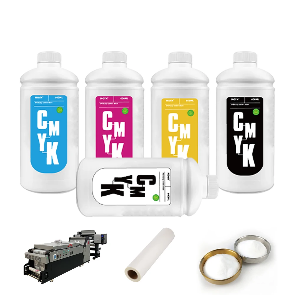 1000ml UV DTF CMYK Color Ink Use For Epson DTF Printer Machine Printing For Clothes and Bags With Low Price