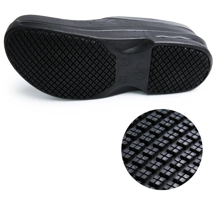 High Quality Anti-slip Rubber Sheet Cook Chef Shoes In Stock Cleanroom Food Industry EVA Clogs