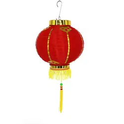 Уличный праздник весны, традиционный красный китайский новый год, тканевый фонарь для празднования