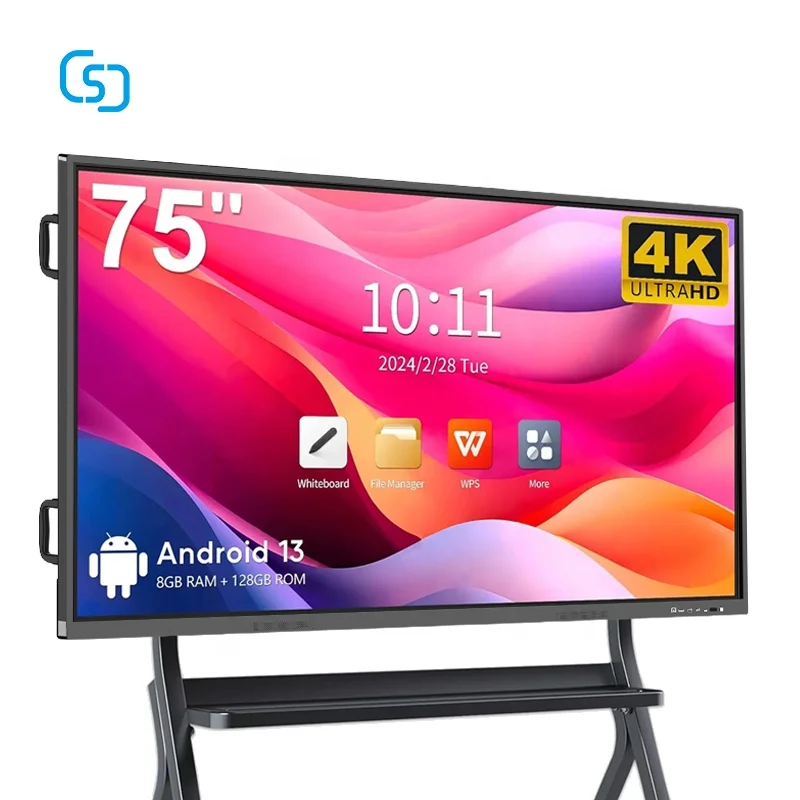 Chuangshijie новые продукты Oed Oem Skd 65/75/86/98/110 дюймов умная доска интерактивная панель