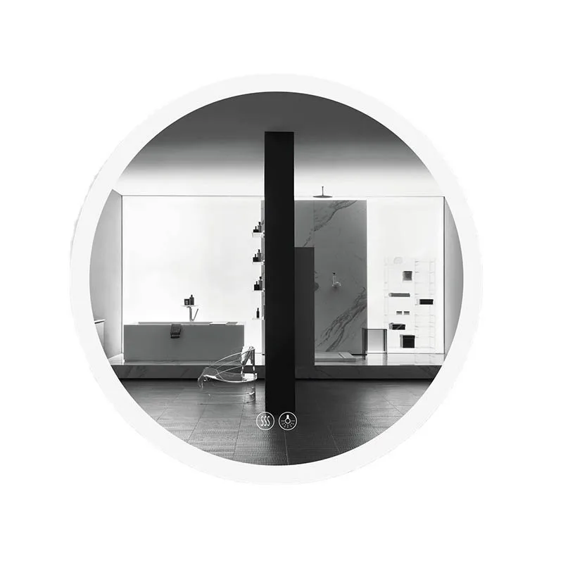 Hot Sale LED Illuminate Bathroom Mirror Wall Mounted Shower Mirror With LED mirror for bathroom