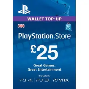 25 фунтов PlayStation Network Великобритания PSN подарочная карта