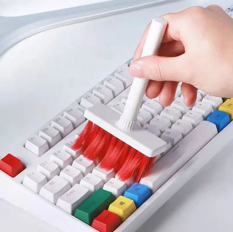 Multifunction set keycap puller PC computer brush bluetooth earbuds cleaning pen 5 in 1 keyboard earphone cleaner