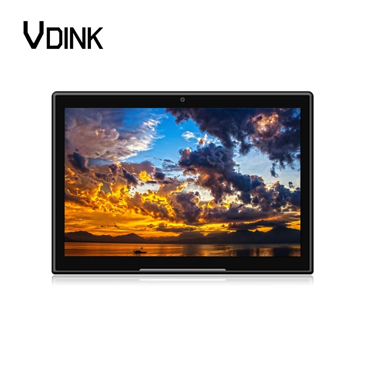 Vdink Capacitive Touch Screen L Shape 7 Inch Customer Feedback Evaluator Restaurant Ordering Camera Desktop Android Tablet