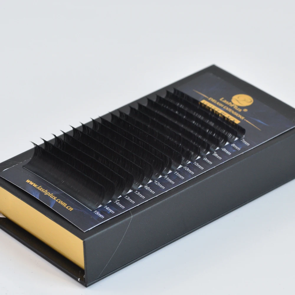 LashPlus russian handmade volume super black 03 volume cashmere individual eyelash extensions