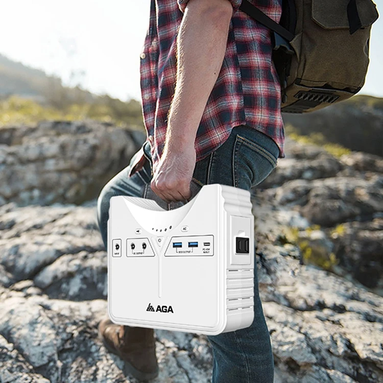 2021 Multi-function 5000mah 100w 110v Solar Power Banks Outdoor Generator Portable Power Station